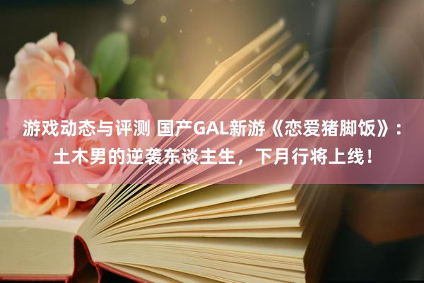 游戏动态与评测 国产GAL新游《恋爱猪脚饭》：土木男的逆袭东谈主生，下月行将上线！